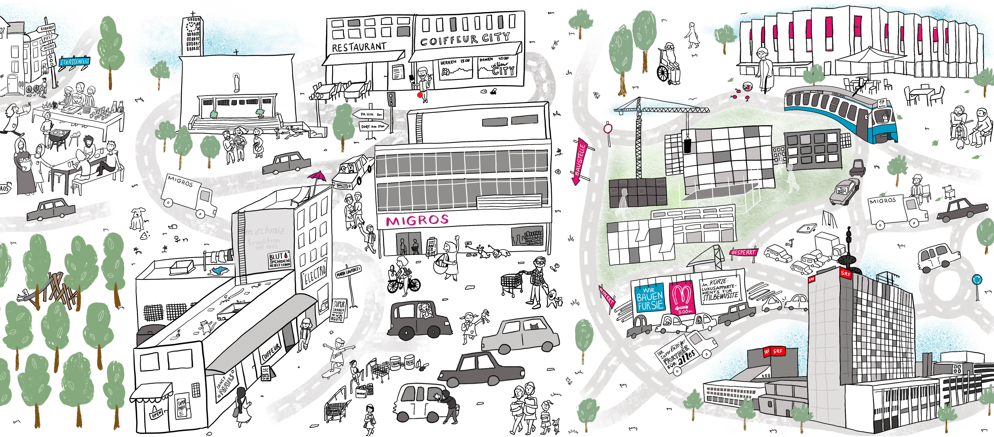 Wimmelbild von Seebach für Neuvermietung Seebacherstrasse