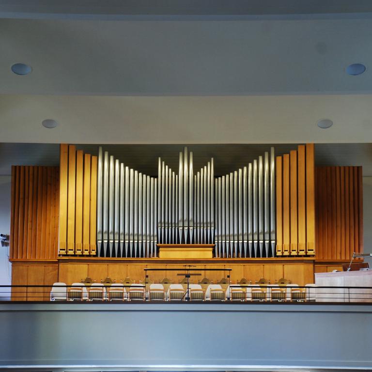Orgelpfeiffen der Orgel von Maria Lourdes